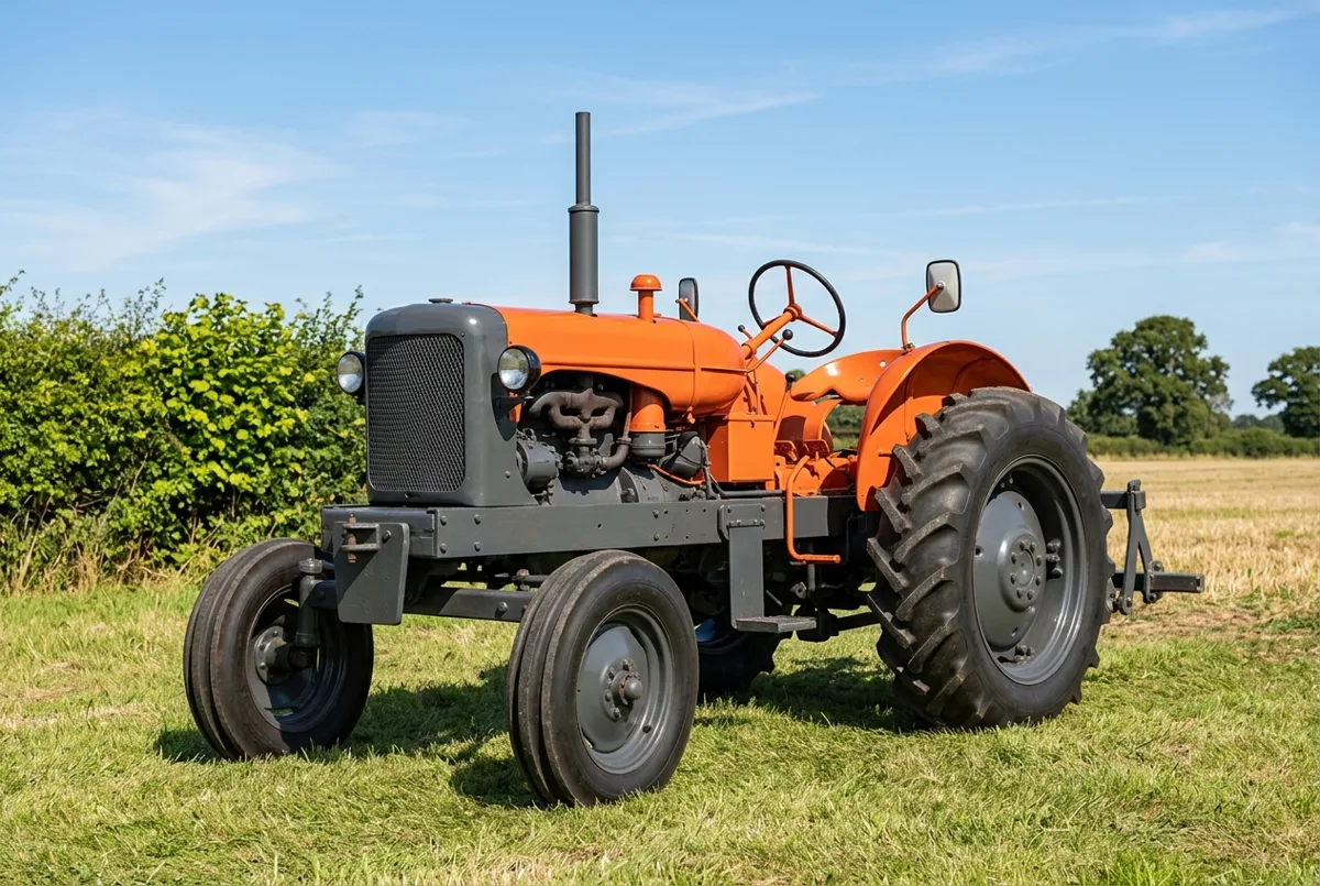 Illustration, not a photograph: ALLIS-CHALMERS Modell-WD, drawn from the specification record