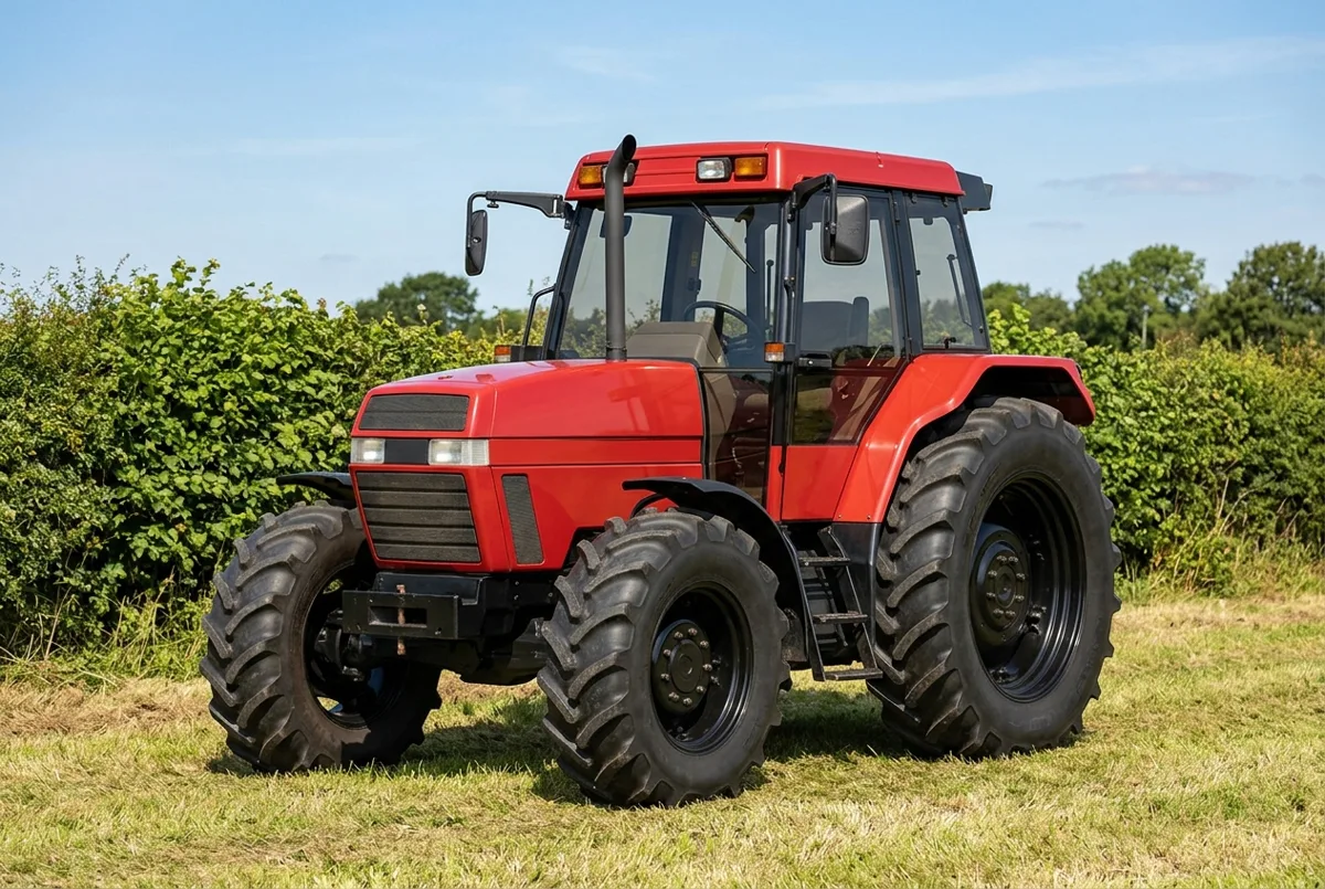 Illustration, not a photograph: Case-IH 5120 Maxxum, drawn from the specification record