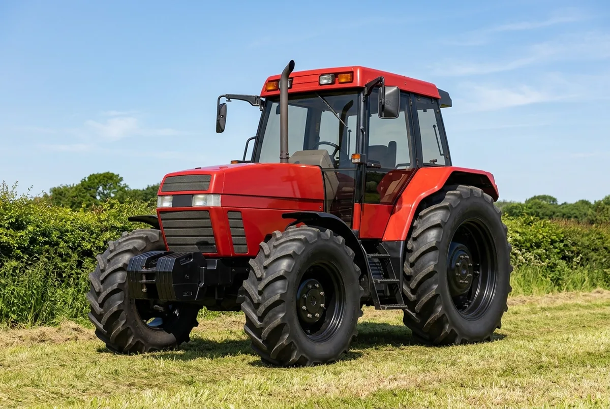 Illustration, not a photograph: Case-IH 5150 Maxxum, drawn from the specification record