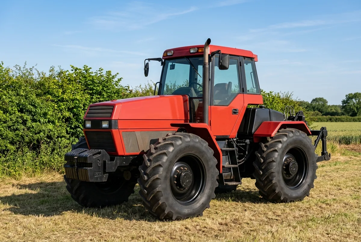 Illustration, not a photograph: Case-IH 9110, drawn from the specification record