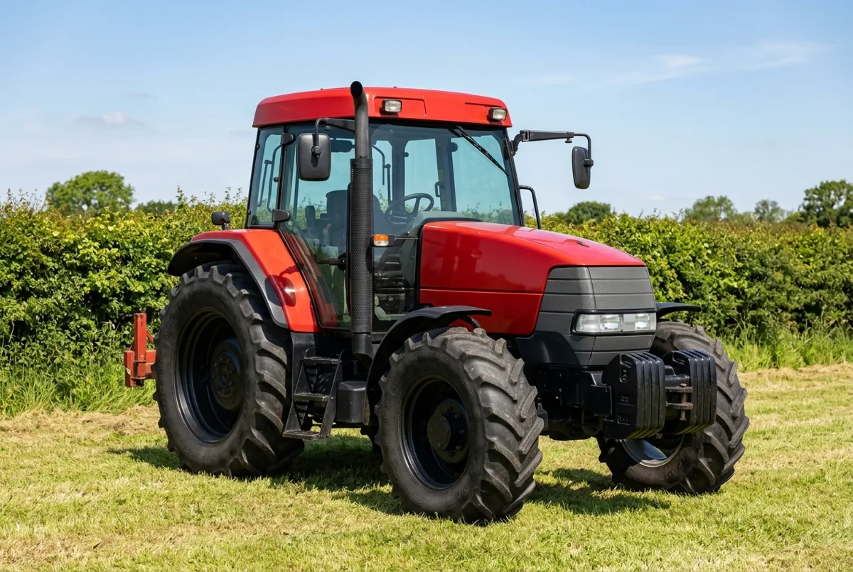 Illustration of the Case-IH MX 100, a drawing generated from its specification record