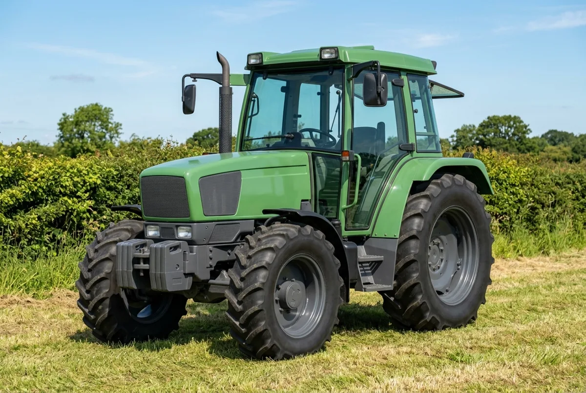 Illustration, not a photograph: Fendt 206 S, drawn from the specification record