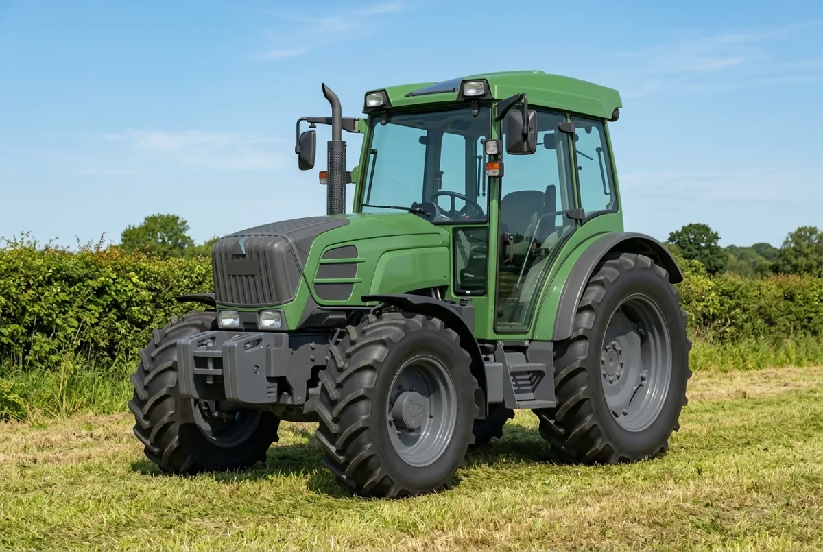 Illustration, not a photograph: Fendt 207 S, drawn from the specification record