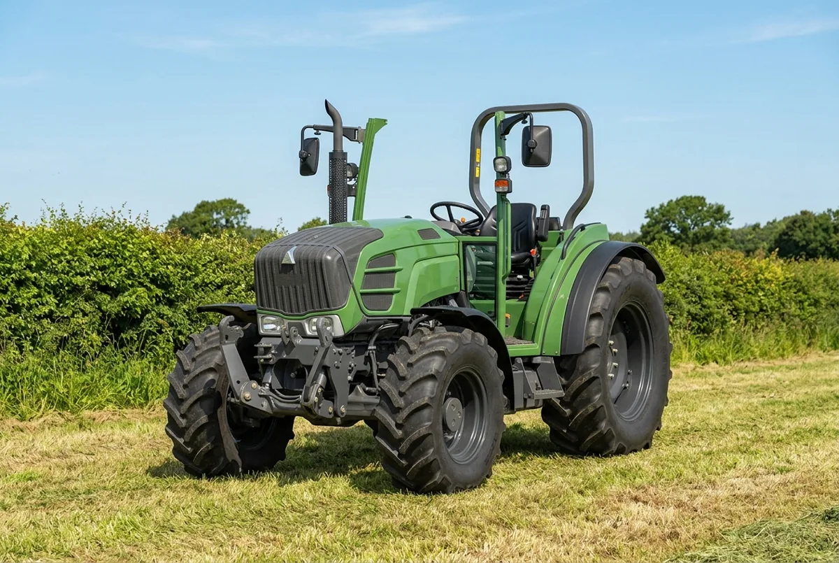Illustration, not a photograph: Fendt 209 VA/VA-breit, drawn from the specification record