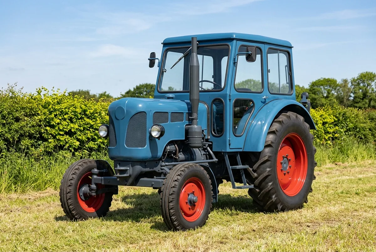 Illustration of the 1937–1954 Lanz D 2531, a 54 hp farm tractor, a drawing generated from its specification record