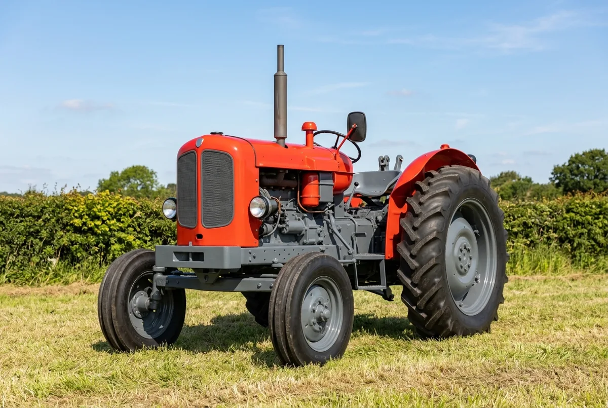 Illustration, not a photograph: Nuffield 3/42 (342), drawn from the specification record